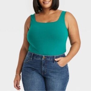 Women's Green Tank Top